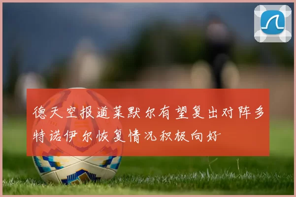 德天空报道莱默尔有望复出对阵多特诺伊尔恢复情况积极向好